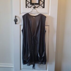 Hayley Joy Flowy Waist Tie Vest
